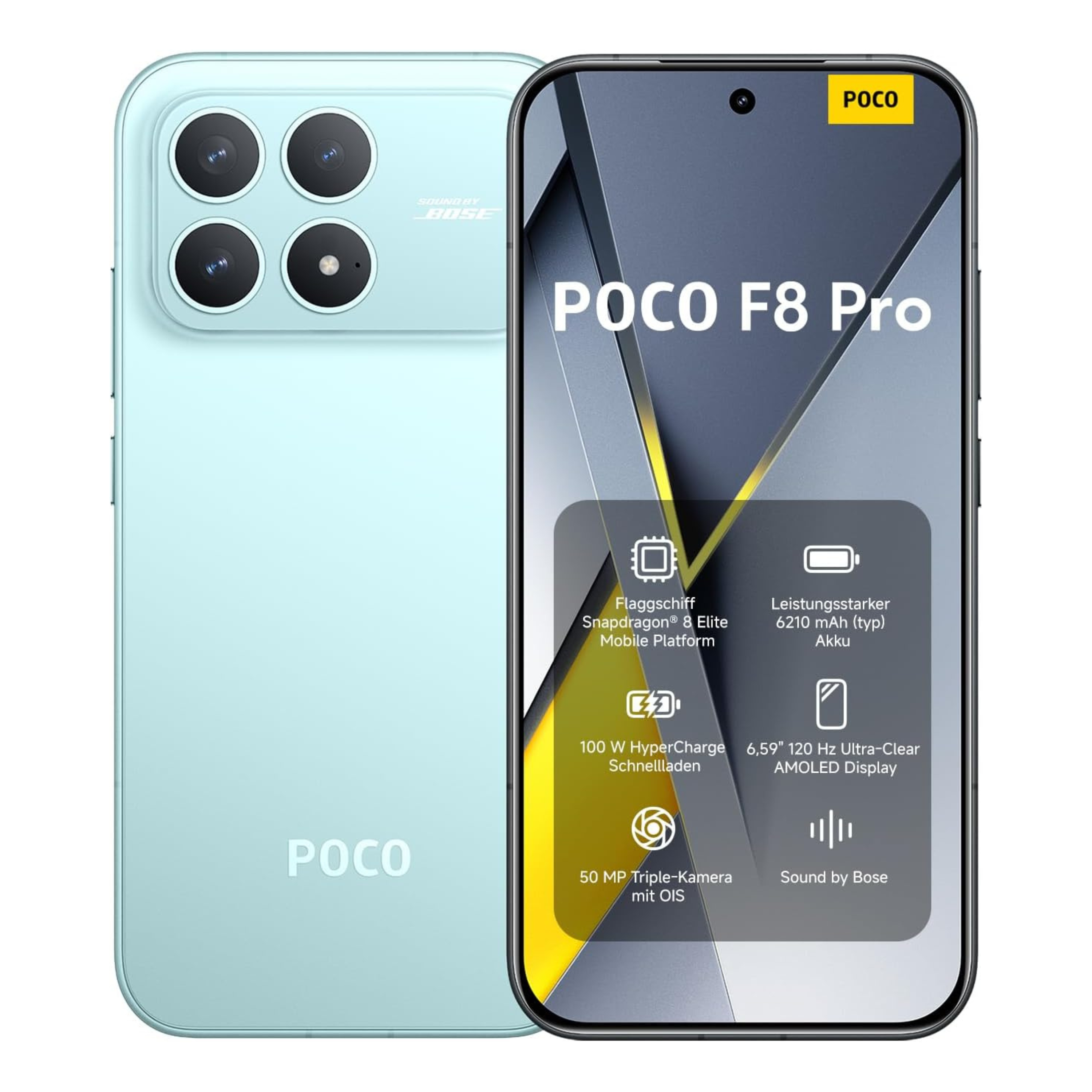 POCO F8 PRO/12/512GB-BLUE | Sam Tronix N.V.